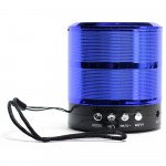 Wholesale Metallic Design Portable Wireless Bluetooth Speaker 888 (Blue)